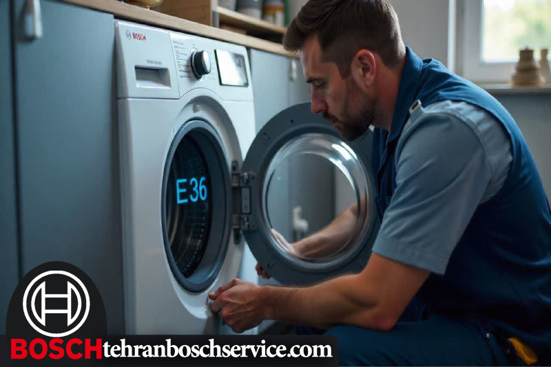 راه حل های رفع ارور E36 ماشین لباسشویی بوش در خانه