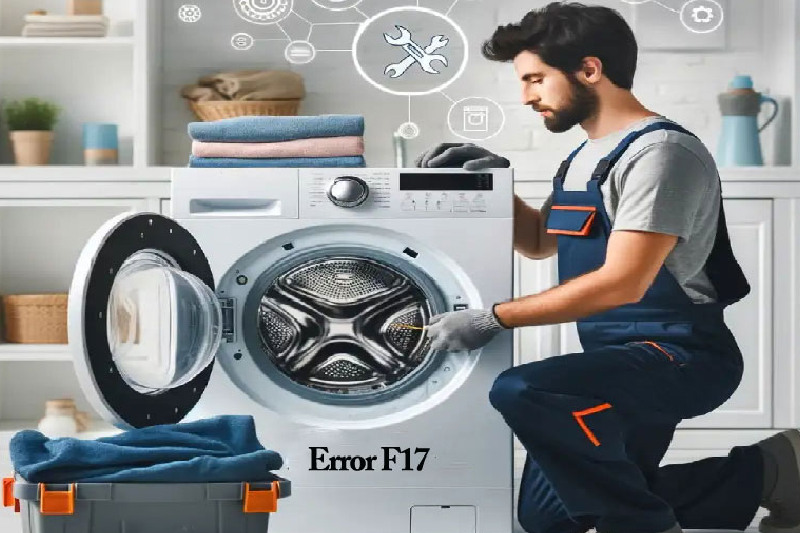 ارور F17 ماشین لباسشویی بوش