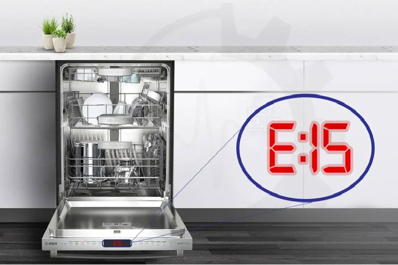 ارور E15 ماشین ظرفشویی بوش