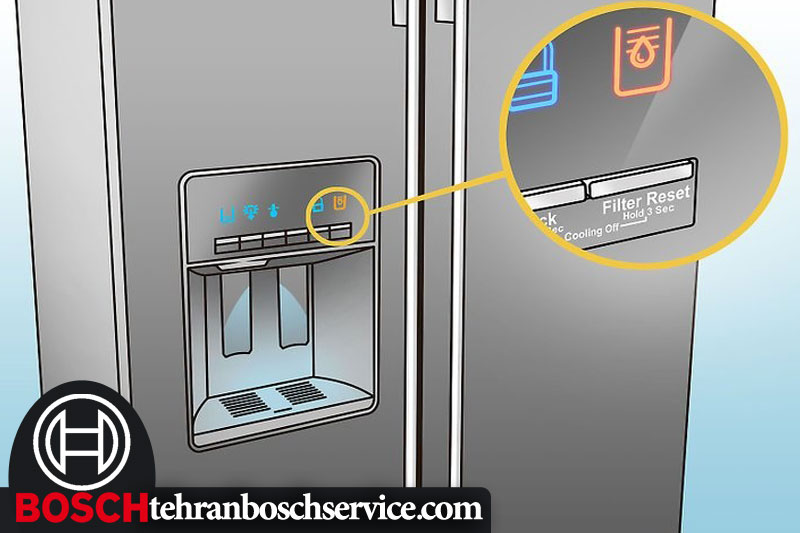 علائم خرابی فیلتر یخچال ساید bosch 