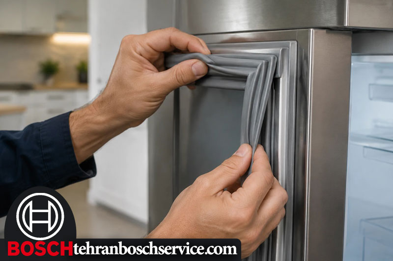 تعمیر لاستیک درب یخچال بوش 